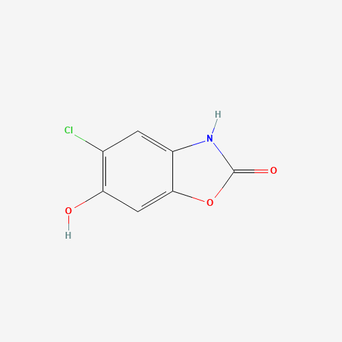 6-Hydroxy Chlorzoxazone (CAS: 1750-45-4) - Chemical Structure and Molecular Formula 