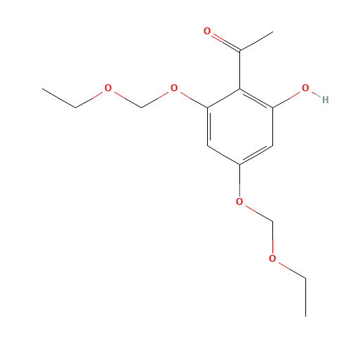 1-[2-Hydroxy-4,6-bis(ethoxymethoxy)phenyl]ethanone (CAS: 128837-25-2) - Related Chemical Product