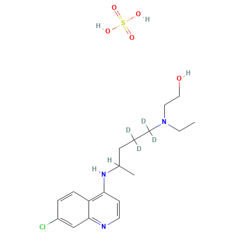 Hydroxychloroquine-d4 Sulfate (CAS: 1216432-56-2) - Related Chemical Product