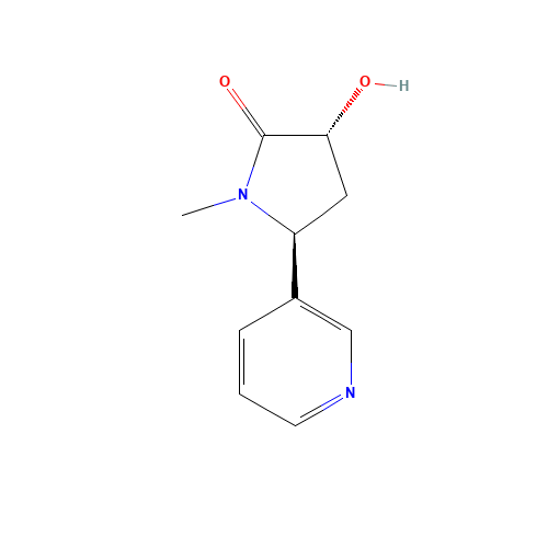 trans-3'-Hydroxy Cotinine (CAS: 34834-67-8) - Chemical Structure and Molecular Formula 
