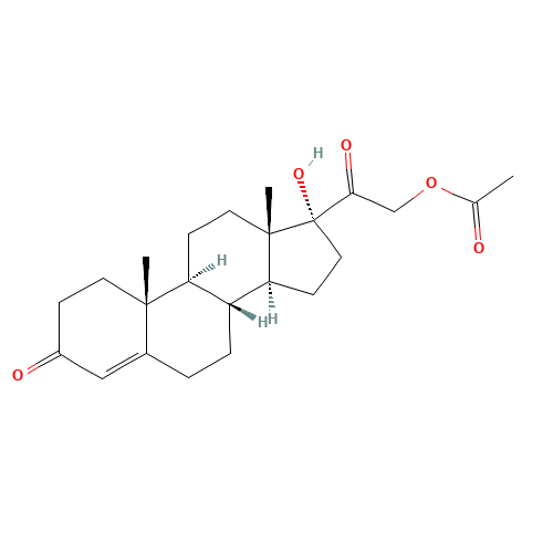 17a-Hydroxy-11-deoxycorticosterone-21-acetate (CAS: 640-87-9) - Related Chemical Product