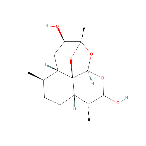 3-Hydroxy Deoxy Dihydro Artemisinin (CAS: 126641-61-0) - Chemical Structure and Molecular Formula 