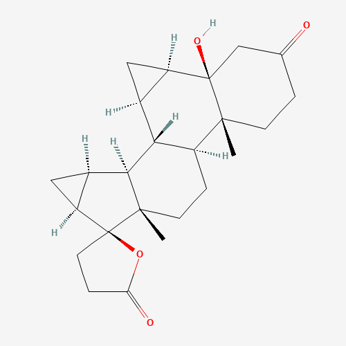 5b-Hydroxy Drospirenone (CAS: 197721-70-3) - Chemical Structure and Molecular Formula 