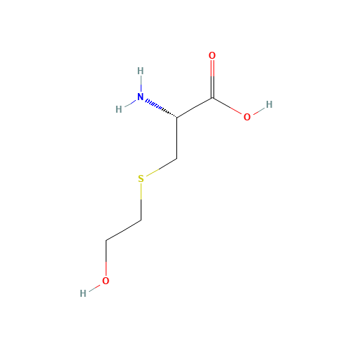 S-(2-Hydroxyethyl)-L-cysteine (CAS: 6367-98-2) - Chemical Structure and Molecular Formula 