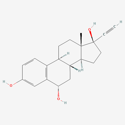 6a-Hydroxy Ethynyl Estradiol (CAS: 27521-34-2) - Chemical Structure and Molecular Formula 