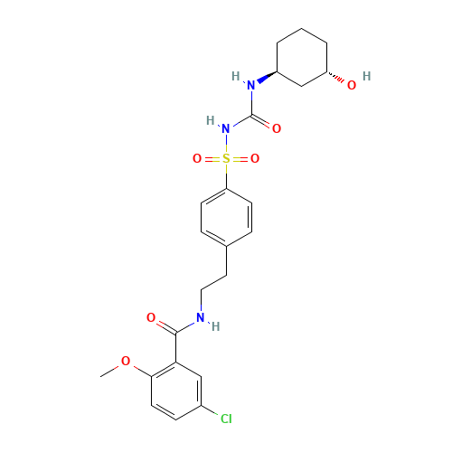 rac trans-3-Hydroxy Glyburide (CAS: 586414-84-8) - Related Chemical Product