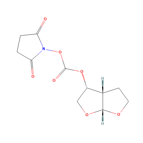 [(3R,3aS,6aR)-Hydroxyhexahydrofuro[2,3-b]furanyl Succinimidyl Carbonate (CAS: 253265-97-3) - Related Chemical Product