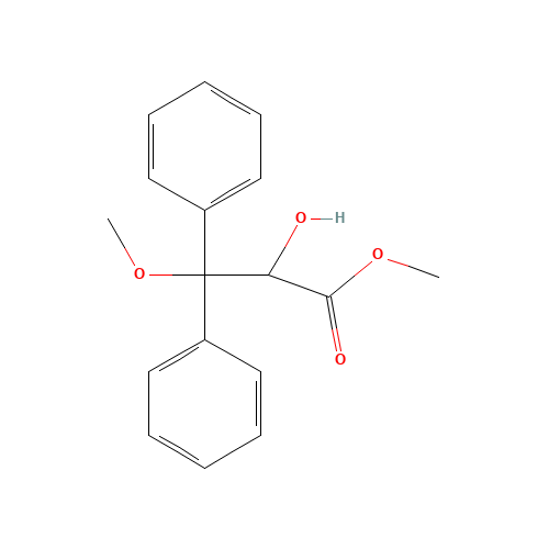 2-Hydroxy-3-methoxy-3,3-diphenylpropanoic Acid Methyl Ester (CAS: 178306-47-3) - Related Chemical Product