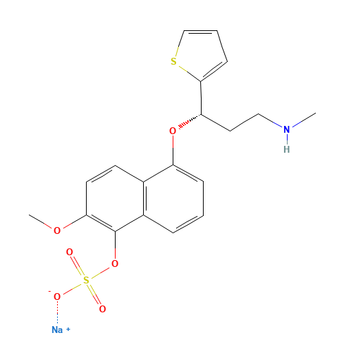5-Hydroxy-6-methoxy Duloxetine Sulfate Sodium Salt (CAS: 662149-10-2) - Related Chemical Product