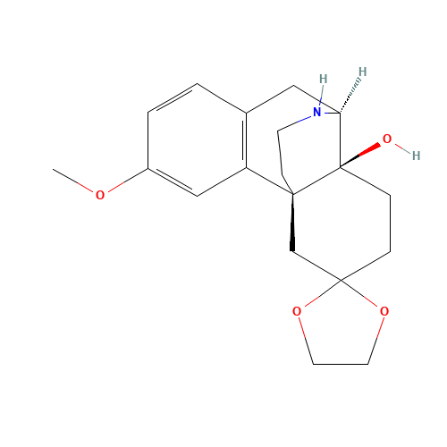 14-Hydroxy-3-methoxy-6-oxo-morphinan 6-Ethylene Ketal (CAS: 1612-45-9) - Related Chemical Product