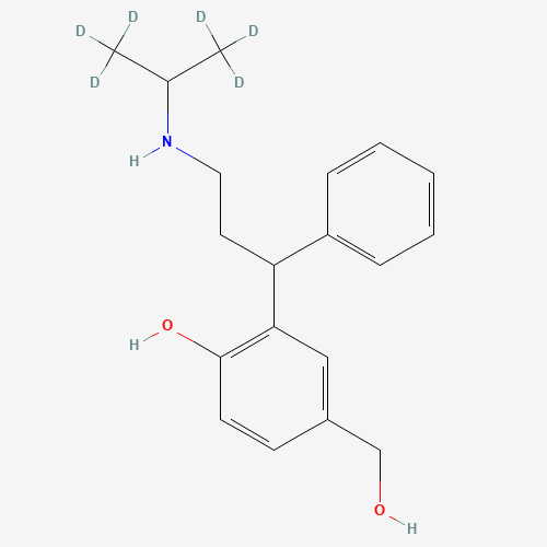 rac 5-Hydroxymethyl Desisopropyl Tolterodine-d6 (CAS: 1189419-89-3) - Related Chemical Product