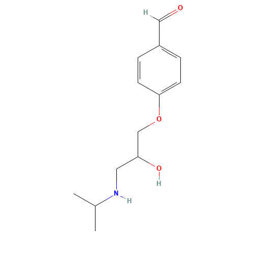 4-[2-Hydroxy-3-[(1-methylethyl)amino]propoxy]benzaldehyde (CAS: 29122-74-5) - Related Chemical Product