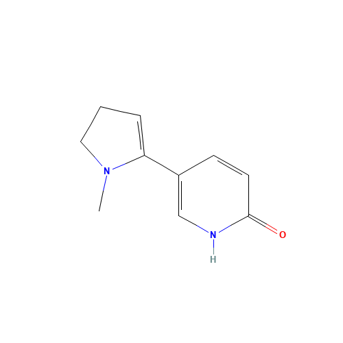 6-Hydroxy-N-methyl Myosmine (CAS: 68104-57-4) - Chemical Structure and Molecular Formula 