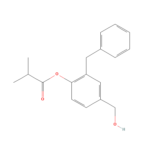 4-Hydroxymethyl-2-benzylphenyl Isobutyrate (CAS: 1309934-15-3) - Related Chemical Product