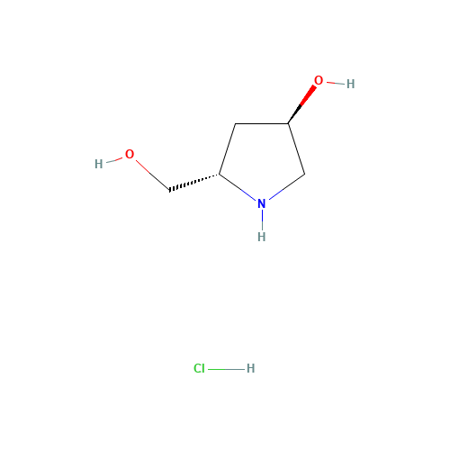 (3R,5S)-5-Hydroxymethyl-3-pyrrolidinol Hydrochloride (CAS: 478922-47-3) - Related Chemical Product