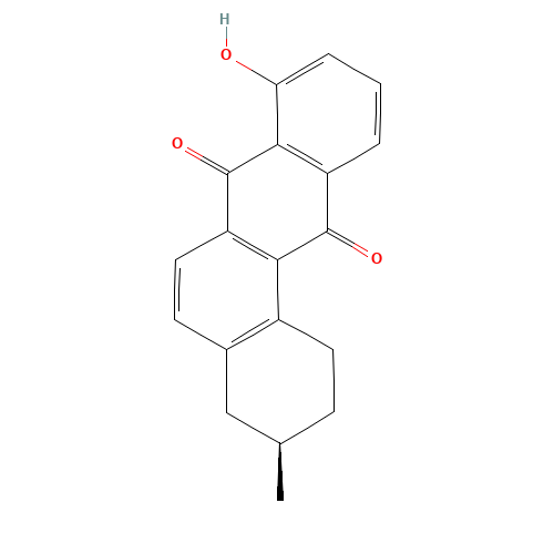 (R)-8-Hydroxy-3-methyl-1,2,3,4-tetrahydrobenz[a]anthracene-7,12-dione (CAS: 681001-30-9) - Related Chemical Product