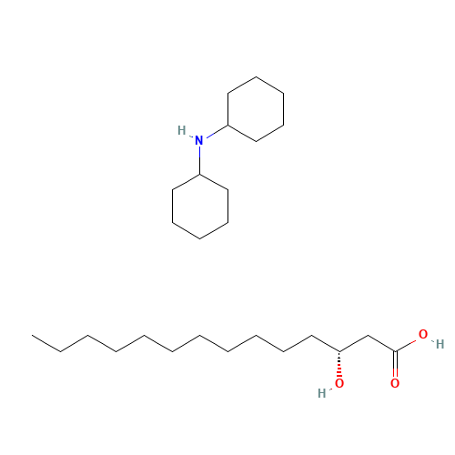 (R)-3-Hydroxy Myristic Acid Tri(dicyclohexylammonium Salt) (CAS: 76062-98-1) - Related Chemical Product