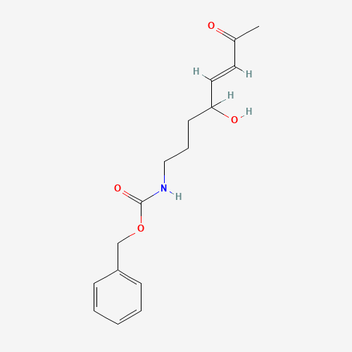 N-[(5E)-4-Hydroxy-7-oxo-5-octen-1-yl]carbamic Acid Benzyl Ester (CAS: 866488-35-9) - Related Chemical Product