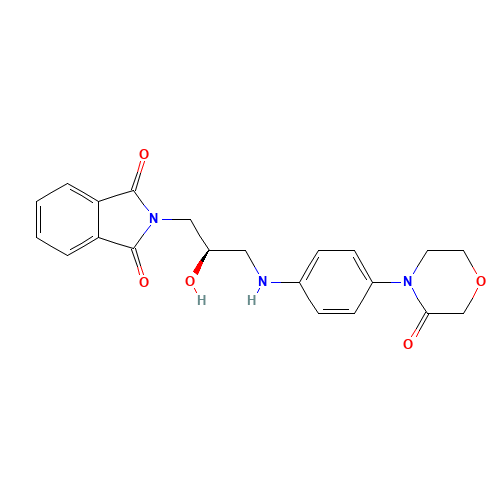 4-[((2R)-Hydroxy-3-phthalimido)propylamine]phenyl-3-morpholinone (CAS: 446292-07-5) - Related Chemical Product