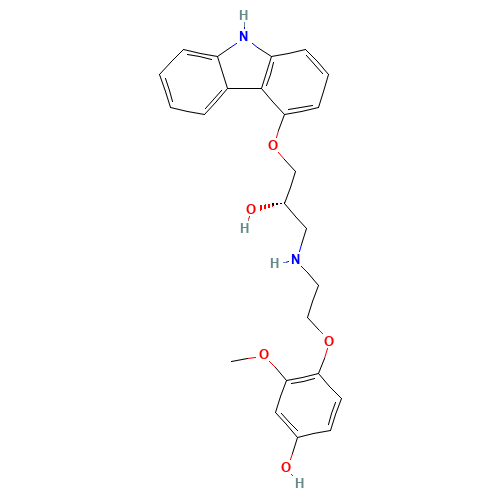 (S)-(-)-4'-Hydroxyphenyl Carvedilol (CAS: 1217853-93-4) - Related Chemical Product