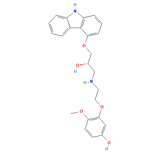 (S)-(-)-5'-Hydroxyphenyl Carvedilol (CAS: 1217723-80-2) - Related Chemical Product