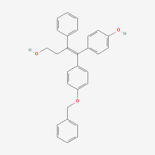 (E)-γ-[(4-Hydroxyphenyl)[4-(phenylmethoxy)phenyl]methylene]benzenepropanol (CAS: 176671-76-4) - Related Chemical Product