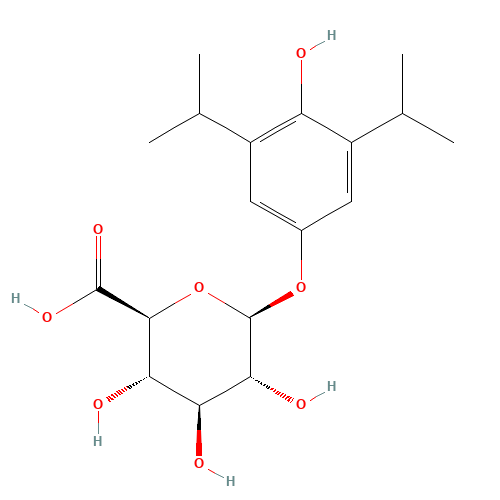 4-Hydroxy Propofol 4-O-b-D-Glucuronide (CAS: 115005-78-2) - Related Chemical Product