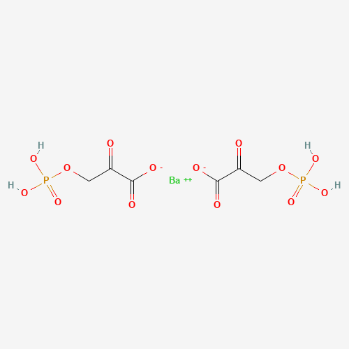 Hydroxypyruvic Acid Phosphate Barium Salt (CAS: 114887-36-4) - Chemical Structure and Molecular Formula 
