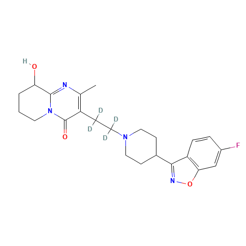 rac 9-Hydroxy Risperidone-d4 (CAS: 1020719-55-4) - Related Chemical Product