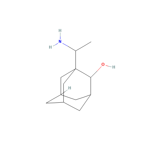 2-(a,b)-Hydroxy Rimantadine (CAS: 127619-49-2) - Chemical Structure and Molecular Formula 