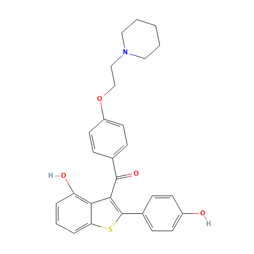 4-Hydroxy Raloxifene (CAS: 185416-01-7) - Related Chemical Product