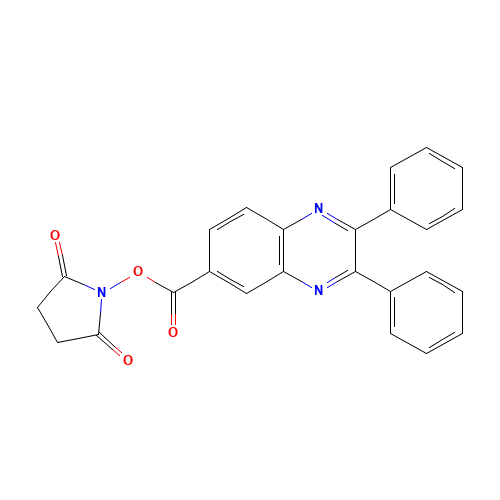N-Hydroxysuccinimidyl-2,3-diphenylquinoxaline-6-carboxylate (CAS: 887406-55-5) - Related Chemical Product