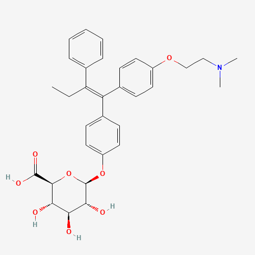 (E)-4-Hydroxy Tamoxifen O-b-D-Glucuronide (CAS: 152764-51-7) - Related Chemical Product