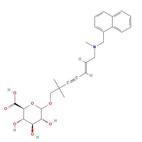 Hydroxy Terbinafine b-D-Glucuronide (CAS: 99473-12-8) - Related Chemical Product