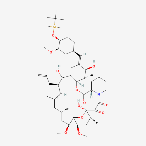 5-Hydroxy-33-tert-butyldimethylsilyloxy-iso-FK-506 (CAS: 134556-79-9) - Chemical Structure and Molecular Formula 