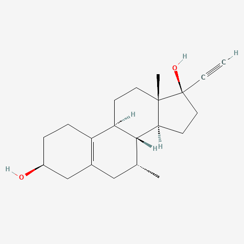 3b-Hydroxy Tibolone (CAS: 100239-45-0) - Chemical Structure and Molecular Formula 