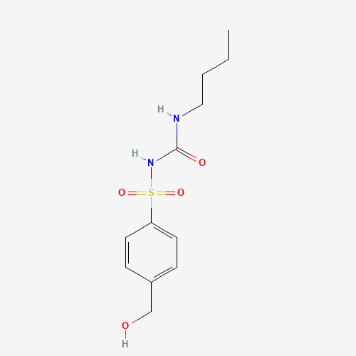 Hydroxy Tolbutamide (CAS: 5719-85-7) - Chemical Structure and Molecular Formula 