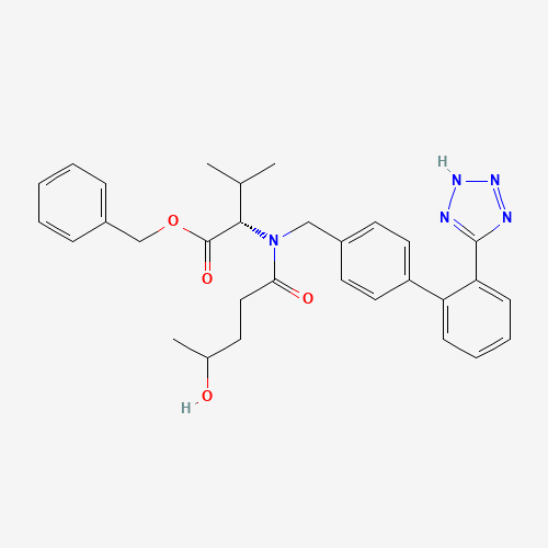 4-Hydroxy Valsartan Benzyl Ester, Mixture of Diastereomers (CAS: 1356929-45-7) - Related Chemical Product