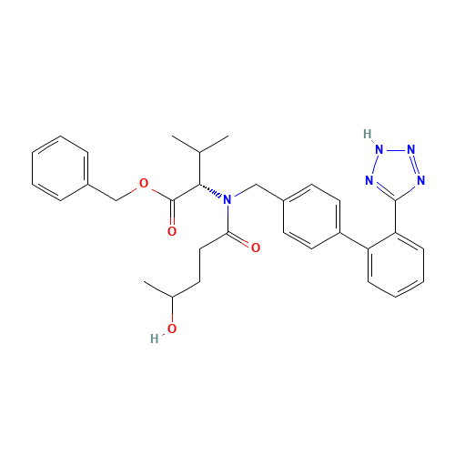 4-Hydroxy Valsartan Benzyl Ester, Mixture of Diastereomers (CAS: 1356929-45-7) - Related Chemical Product