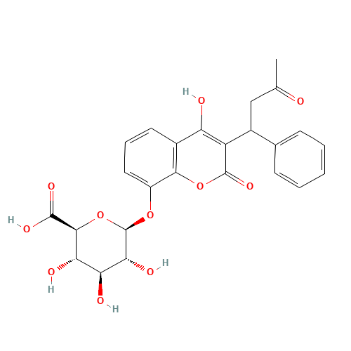 8-Hydroxy Warfarin b-D-Glucuronide (CAS: 1007224-60-3) - Related Chemical Product