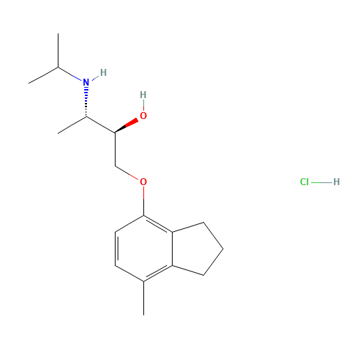 ICI 118551 Hydrochloride (CAS: 72795-01-8) - Chemical Structure and Molecular Formula 