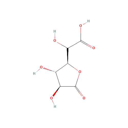 L-Idaric-1,4-lactone (CAS: 80876-59-1) - Chemical Structure and Molecular Formula 