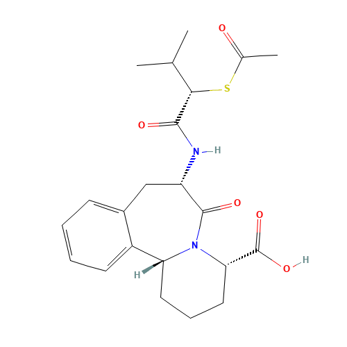Ilepatril (CAS: 473289-62-2) - Chemical Structure and Molecular Formula 