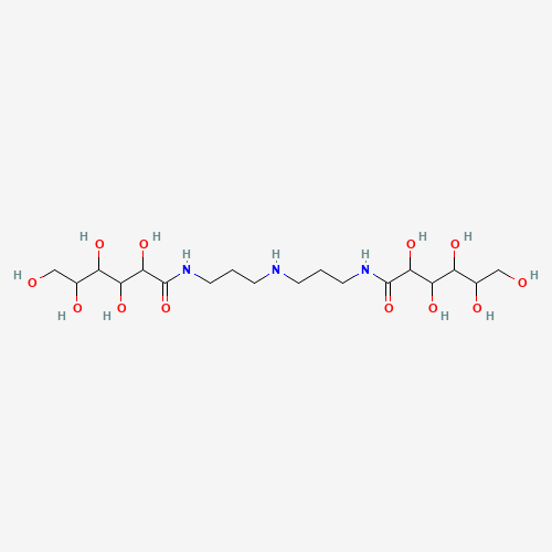 N,N-[Iminobis(trimethylene)]bis-D-gluconamide (CAS: 86303-20-0) - Chemical Structure and Molecular Formula 