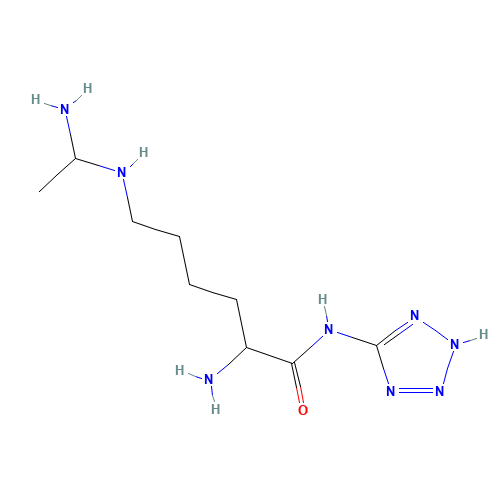 L-N6-(1-Iminoethyl) Lysine 5-Tetrazole Amide, Dihydrochloride (CAS: 1322625-19-3) - Related Chemical Product