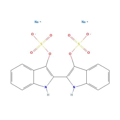 Indigosol O Disodium Salt (CAS: 3875-70-5) - Chemical Structure and Molecular Formula 