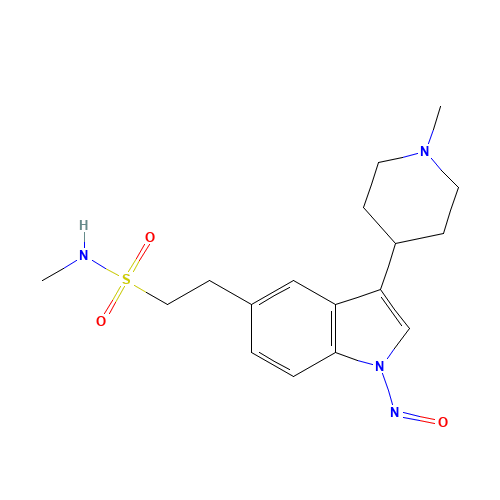 N-(Indole)nitroso Naratriptan (CAS: 1216880-64-6) - Chemical Structure and Molecular Formula 