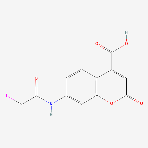 7-Iodoacetamidocoumarin-4-carboxylic Acid (CAS: 284679-24-9) - Related Chemical Product