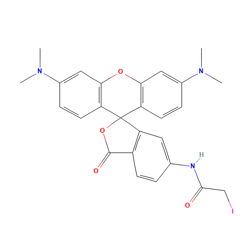 6-Iodoacetamidotetramethyl Rhodamine, 90% (CAS: 159435-00-4) - Related Chemical Product