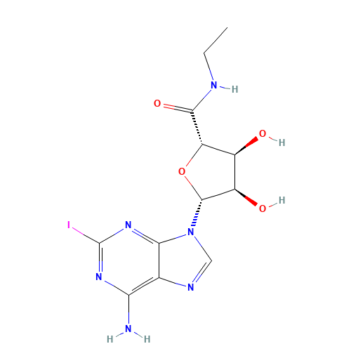 2-Iodo-5'-ethylcarboxamido Adenosine (CAS: 141018-29-3) - Related Chemical Product